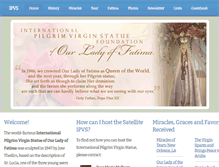 Tablet Screenshot of pilgrimvirginstatue.com